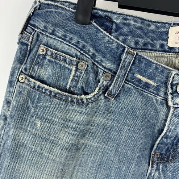 Abercrombie & Fitch Vintage Women's Flare Light Wash Low Rise Jeans Size 4R - Picture 3 of 16